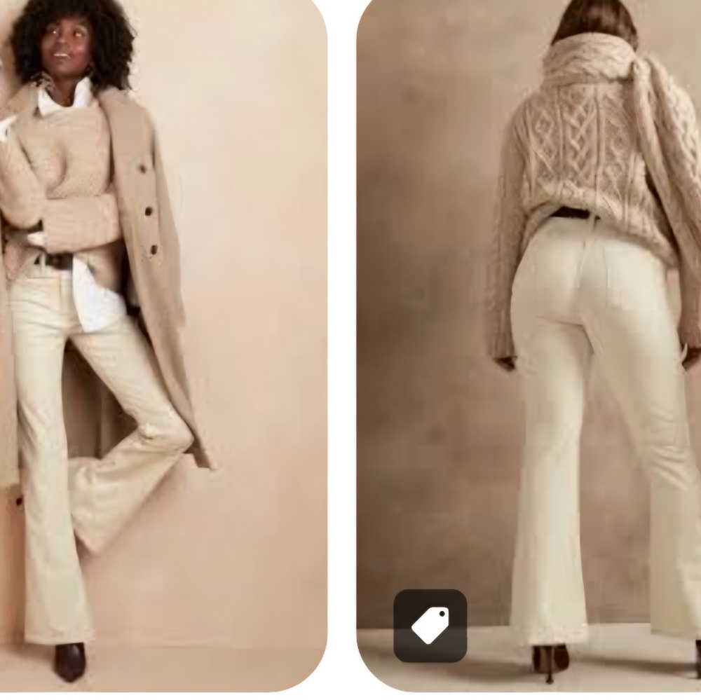 Banana Republic 34  high rise flare corduroy